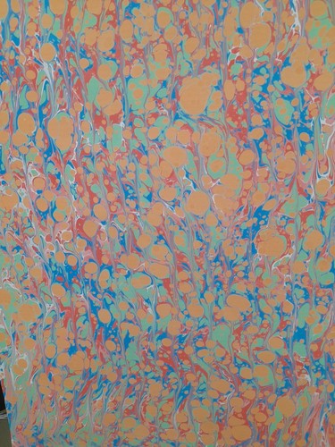 Papier marbré cuve - papier, la