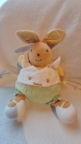 Doudou peluche lapin boule - lapin,