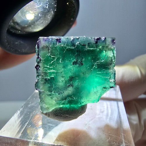 Spécimen cube fluorite - spécimen, de