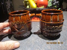 Ancien Verre en Grès d'Alsace Vin Chaud Flambé Alsacien