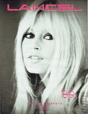 Publicité Advertising 089  2010  Lancel  maroquinerie sac BB Brigitte Bardot*