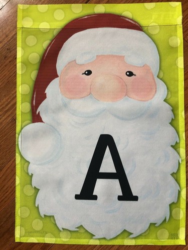 Holiday garden flag santa - holiday, flag-"santa