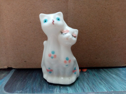 Couple chats miniature en - couple,