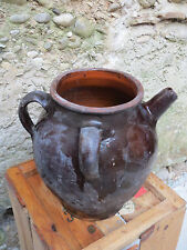 Ancien pot en terre chevrette