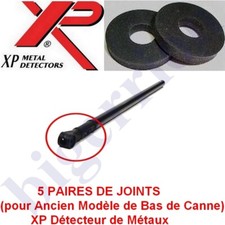 5 PAIRES DE JOINTS XP (pour Ancien Bas de Canne XP) - Détecteur de Métaux XP
