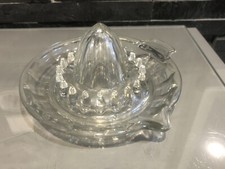 Presse agrumes ancien en verre REIMS France - Presse citron orange