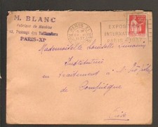PARIS (XI°) EBENISTERIE D'ART / MEUBLES sur mesure "Maurice BLANC" en 1937