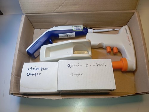 Pipette électronique rainin - pipette,