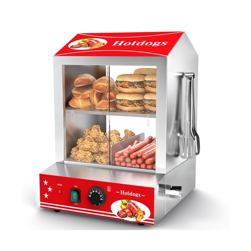 Hot dog steamer 5qt 2 - hot,