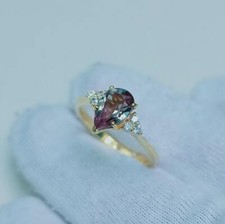 Bague en alexandrite, bague en