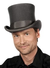 Haut-de-forme Steampunk gris