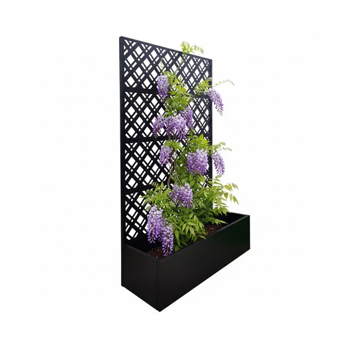 Jardinière avec treillis