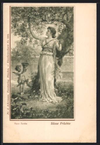 Carte postale artiste hans - d'artiste,