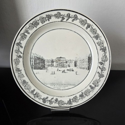 Nantes 1810 assiette creil - nantes,
