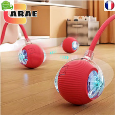 Balle interactive pour chat et Chien, balle roulante automatique avec queue