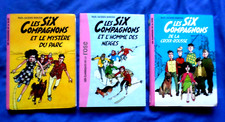Lot de 3 livres Les six compagnons / Bonzon / Bibliothèque rose*