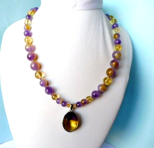 Collier amétrine - en,