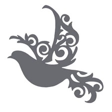 CUTTING DIES 1 MATRICE DE DECOUPE BEL OISEAU DELICAT LOISIRS CREATIFS  0094