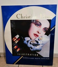 Vintage PLV Maquillage Illustration 90's Carton Beauté Luxe 65x79cm Collection