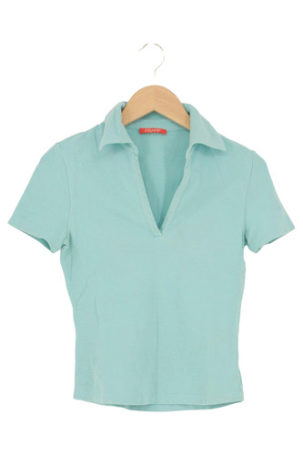 Frapp polo femme bleu - frapp, manches