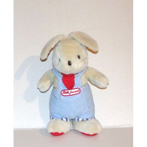 Peluche lapin jardinier jacadi - peluche,