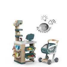 SMOBY - Jouet d'imitation Marchande - Caisse enregistreuse avec différentes f...