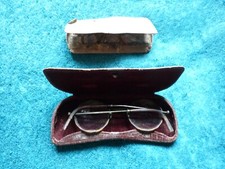 Lot 2 paires de lunettes du poilu 14-18- grenier et fouille- avec les 2 etuis