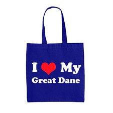 I Love My Dogue Allemand - Toile Sac - Chiot Chien Canin Animal Danois
