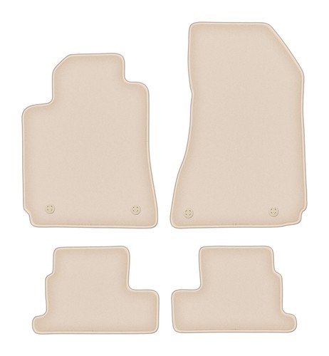 Tapis sol velours beige - de,