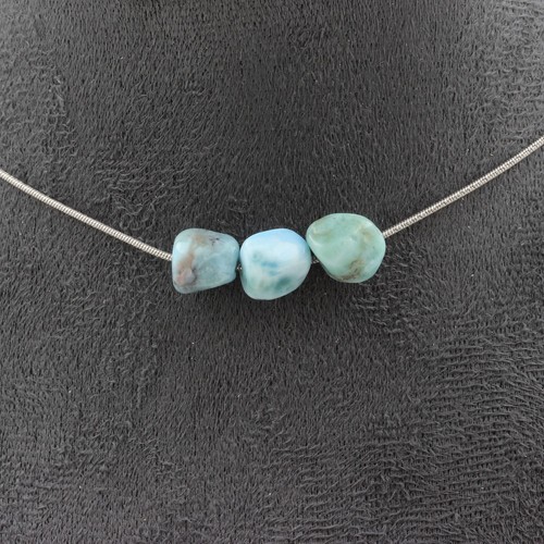 Pierres minéraux collier - et,