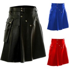 Jupe plissée kilt utilitaire