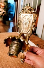Applique murale bronze doré