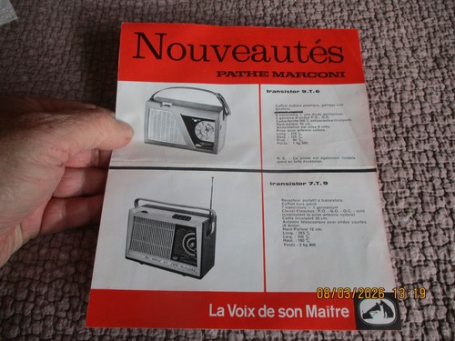 Ancien dépliant catalogue - ancien,