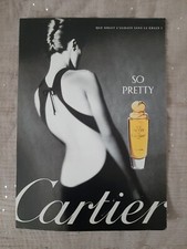 Publicité papier Parfum. Cartier - So pretty de 1998 - Perfume Ad