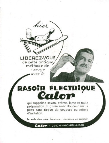 Publicité ancienne rasoir