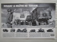 9/1986 PUB RENAULT TRM 2000 4000 10000 CAMION MILITAIRE MILITARY TRUCK FRENCH AD