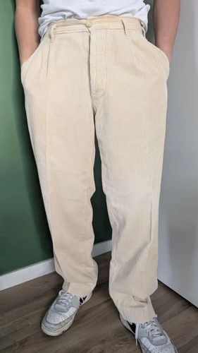 Pantalon effet velours