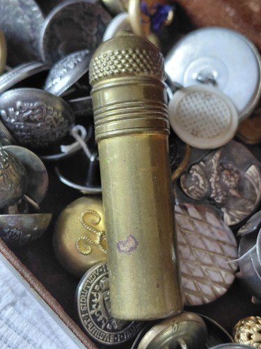 Ancien porte aiguilles en - ancien,