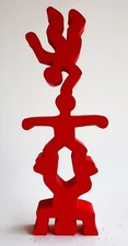 sculpture TOTEM BOYS HARING