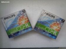 10 PHILIPS CD-R AUDIO 80 Vierge - CD R 80min / 700MB Neuf ...