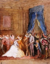 Arnold Scheffer tableau roi Henri 3 Blois homme romantisme histoire France