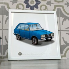 Poster R16 TX bleu métal