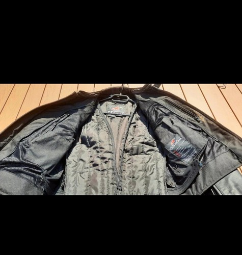 Manteau moto noir alpinestars - manteau,