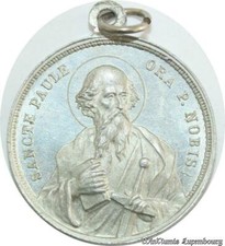 Q6552 Medal Papal States Vatican Pius X St Paul Ora Pro Nobis 1903 1914 UNC