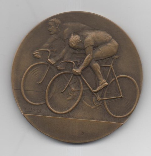 Médaille bronze cyclistes - en, bronze,