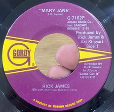 RICK JAMES Mary Jane 45 GORDY