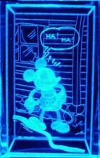 Mickey Mouse Small 3D Laser