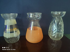 3  anciens vases à Jacinthes