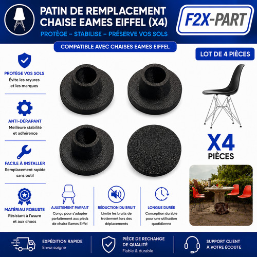 Patins remplacement chaise - de,