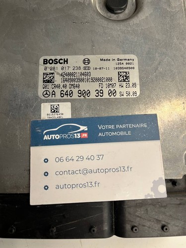 Calculateur moteur mercedes - moteur,